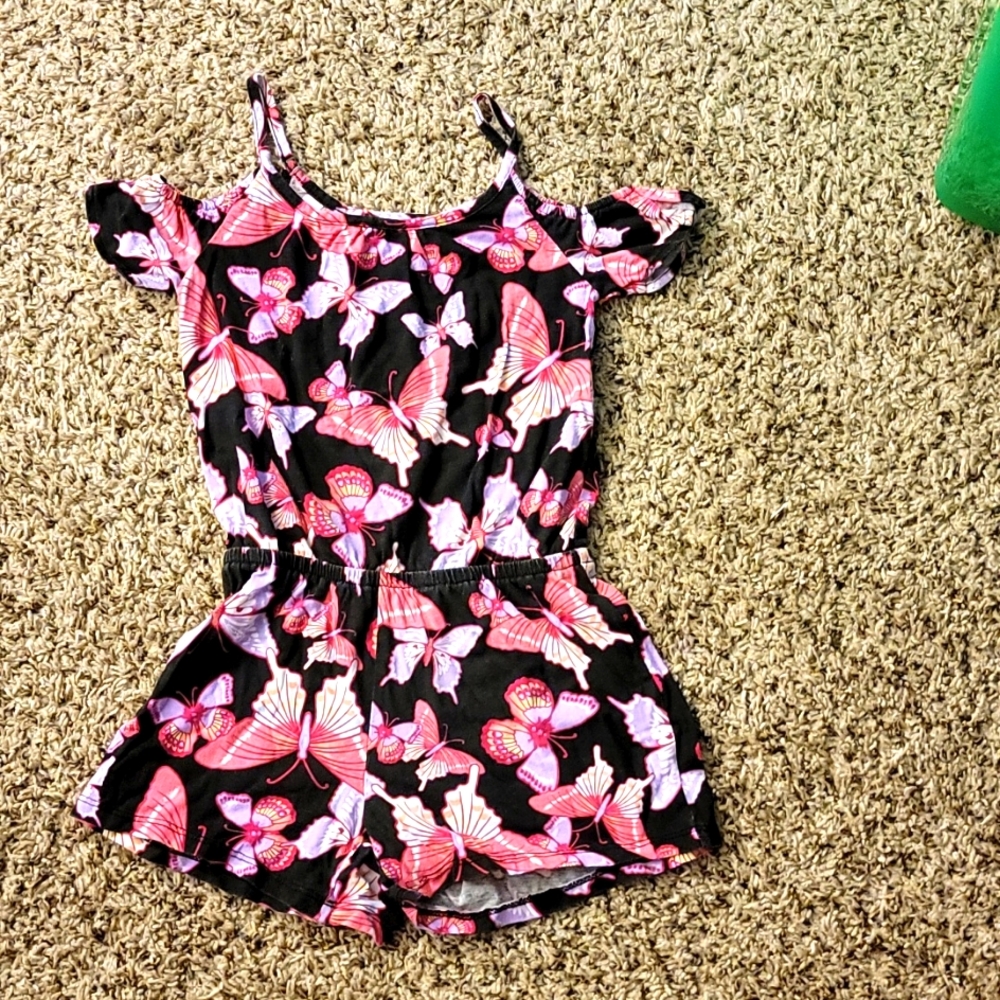 Black with pink and purple BUTTERFLY kid ropper